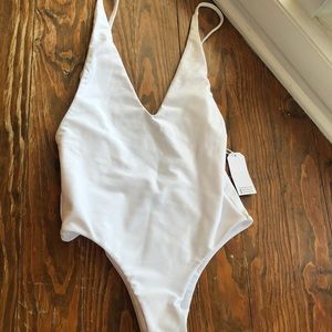 Super sexy Lucy imperial motion white swimsuit NEW